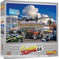 MasterPieces Cruisin' Route 66 Bomber Command Café Muscle Cars 1000 Piece Jigsaw Puzzle by Larry Grossman Bomber Command Muscle Cars B06XCRV54R